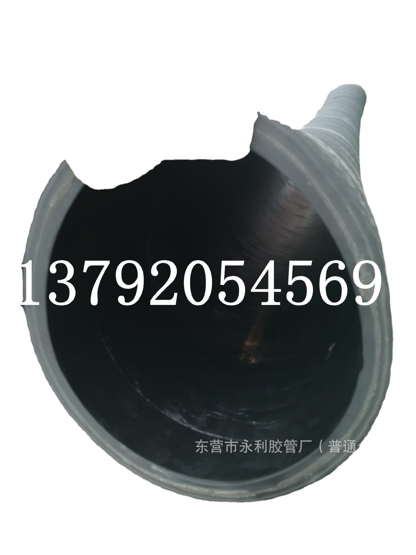 黑色钢丝橡胶软管 煤矿矿山应急排水胶管 大口径钢丝输水胶管