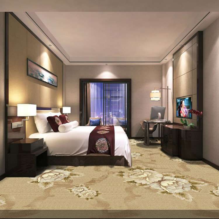 家居饰品地毯地垫1400克酒店阻燃B1级家装建地毯商用台球厅现制