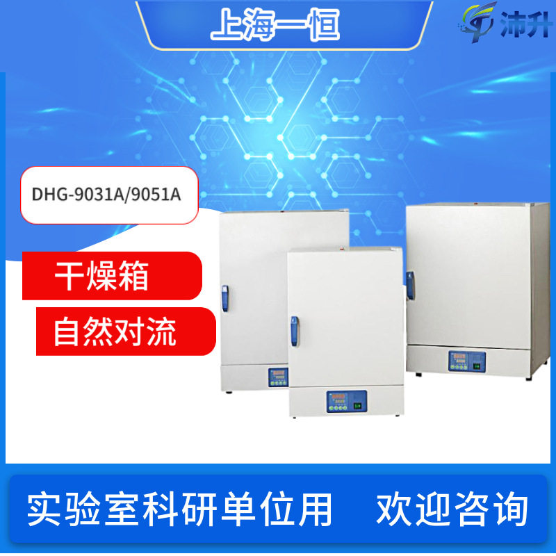 上海一恒电热恒温干燥箱DHG-9031A/9051A/9091A自然对流实验室