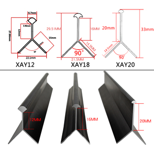 精选收边条鑫美角瓷砖阳角线包边条封边收口铝合金不锈钢羊角条修
