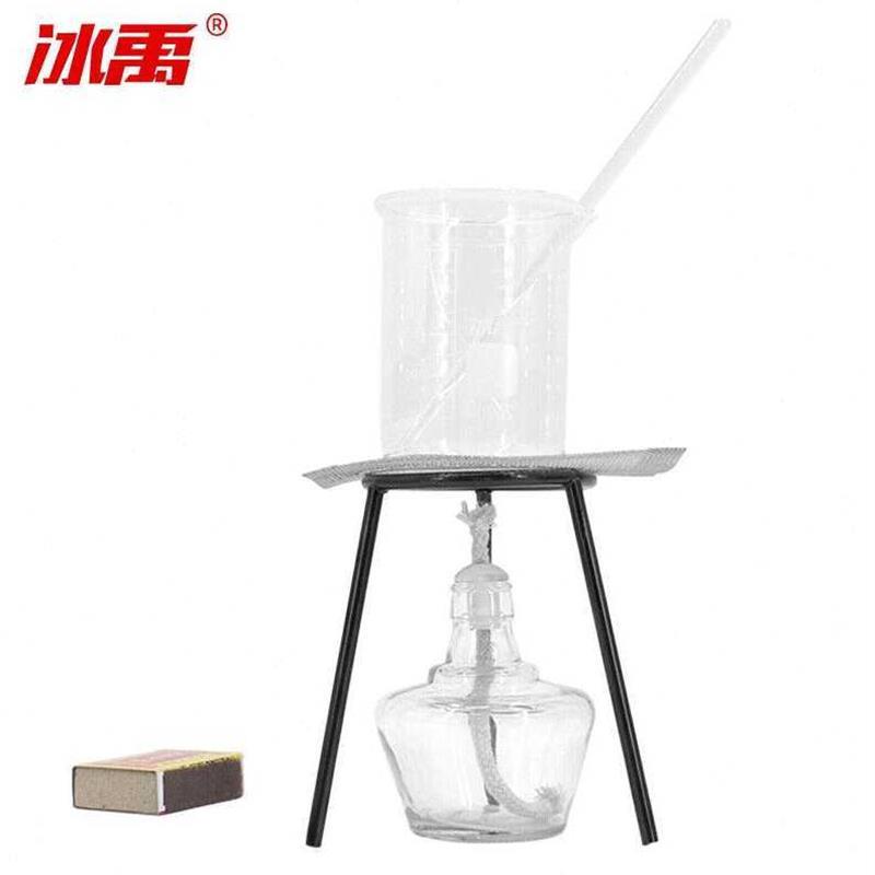 冰禹BY2453加热套装酒精灯三脚架烧杯搅拌棒六件套化学实验器材