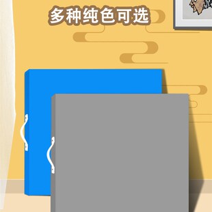 云硕国画收纳册三尺斗方宣纸书法作品集50卡纸正方形收藏夹活页夹