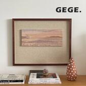 远霞 画中古风饭厅玄关 饰画 GeGe现代法式 覆古高级感客厅风景装