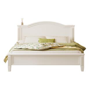 现代简约大床主卧一米八双人床实木箱体气压高箱储物实木床