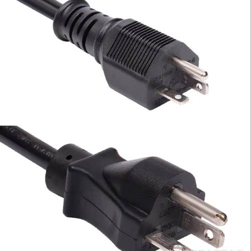 厂家供应N5-20P美规电源插头线XN520P-B三插电源线连接器插头250V