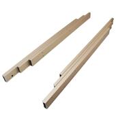 平面抽拉伸缩书桌台面滑轨飘窗推拉平移厨房餐桌岛台轨道五金配件