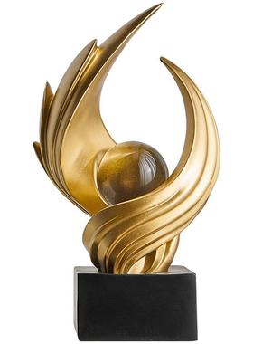 生生不息抽象艺术桌面摆件办公室电视柜酒柜装饰乔迁新居开业礼品