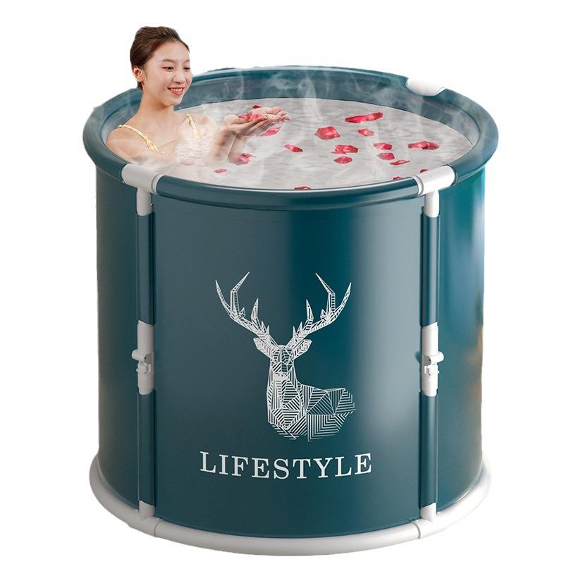 泡澡桶大人折澡桶儿童家用全身322浴浴洗缸桶洗澡叠盆沐浴桶成人