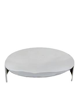 北欧创意镜面抛光褶皱不锈钢亮面金属托盘样板间置物碟摆件