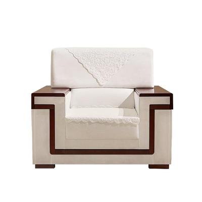 办公沙发简约布艺贵宾接待沙发商务洽谈会客单人位沙发茶几组合