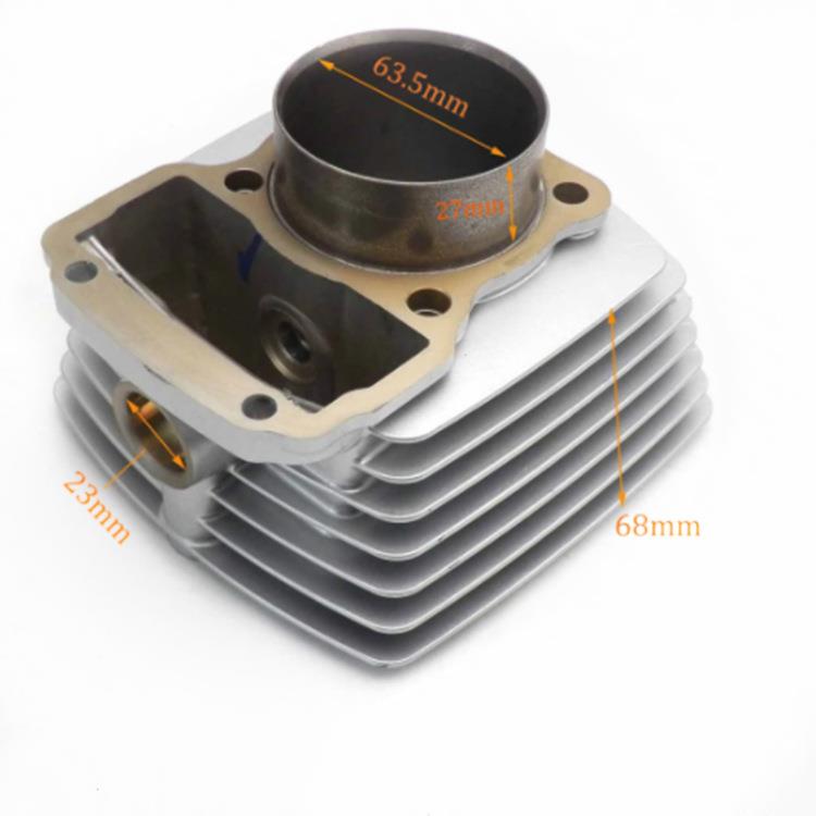 63.mm托车气缸套件CG200适用Hon5a2d00ccATV中缸摩16CG2003L活塞