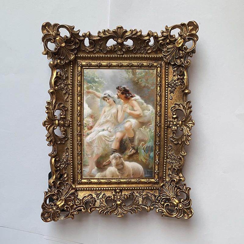 Vintage复古欧式树脂工艺品酒柜电视柜玄关挂墙画框家居装饰相框,家居饰品,DIY亲子装饰画,淘宝优惠券,粉丝福利购,淘宝优惠卷