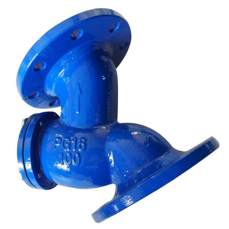 沪天阀门Y型法兰过器L14H型过滤器DN100GL41H-16不锈滤G钢网过滤