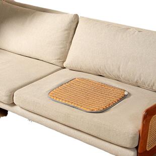 泗水红黄砭石电加热温灸坐垫碎石颗粒均匀受热多部位可用热敷