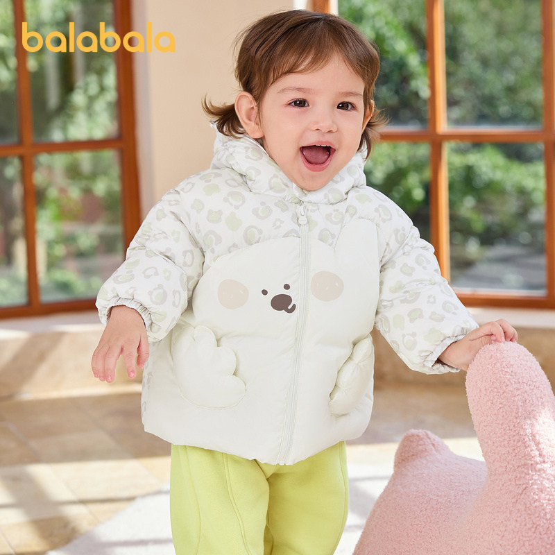 巴拉巴拉婴儿羽绒服男童冬季女童短款外套宝宝造型2025新款可爱萌,童装/婴儿装/亲子装,羽绒服,淘宝优惠券,粉丝福利购,淘宝优惠卷