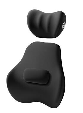 新款忆棉汽车垫头枕靠车用高档座椅靠垫腰腰枕记91923腰护颈枕