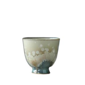 先生琼台飞雪结晶九色极光系全手工蓝色光泡茶碗主晴人杯品杯列小