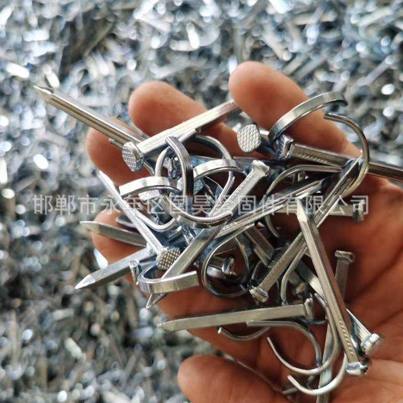 PPR管管夹钩钉4分卡20管6分水管钩钉管卡钢钉钩钉耐用耐用新型