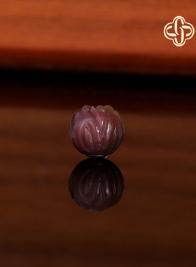建廷天然盐源玛瑙散珠9.8mm 莲花珠单珠 满肉单颗精品配珠隔珠