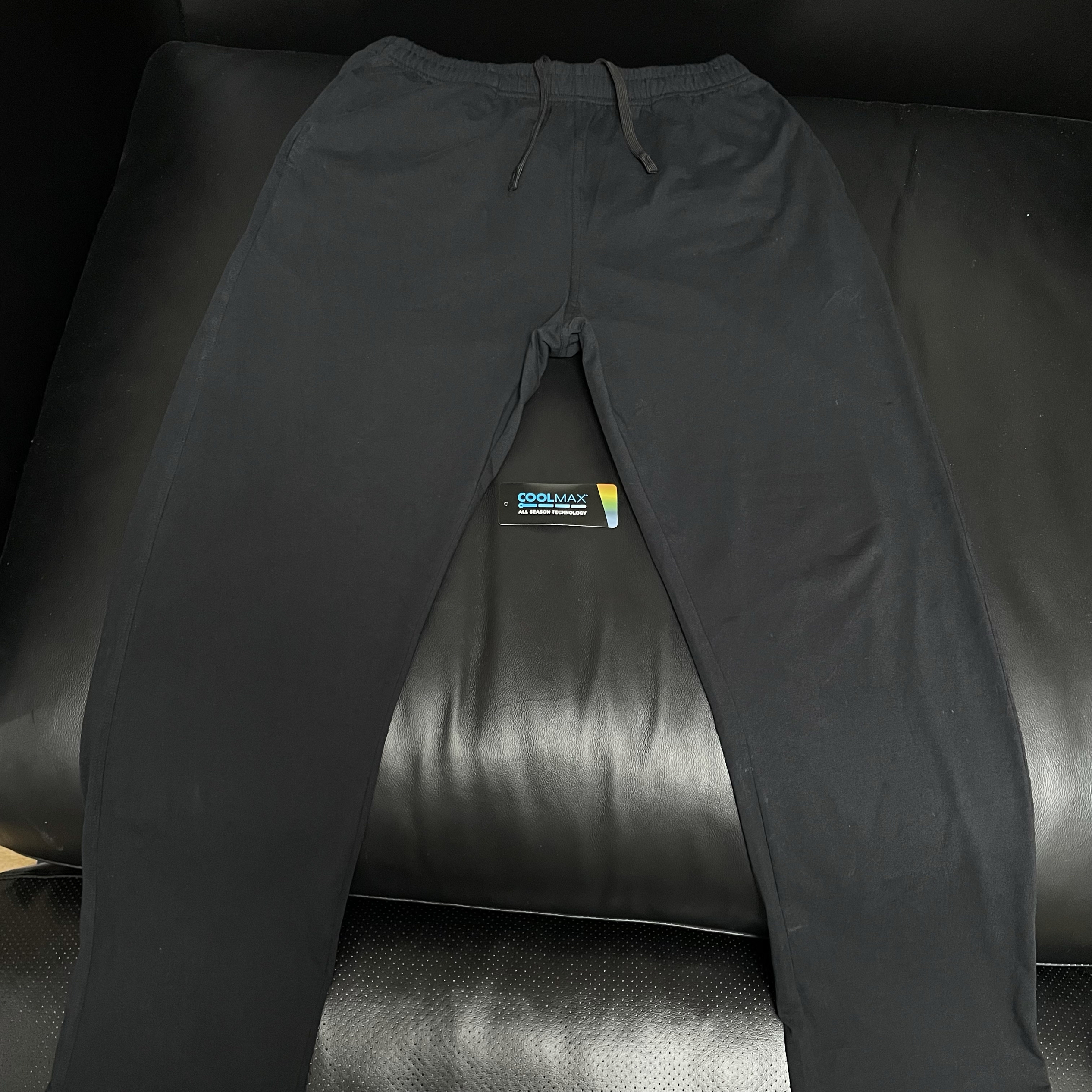 coolmax透气速干直筒弯刀220克运动卫裤