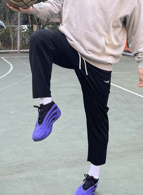 SOMA1高弹美式速干篮球裤男款夏季薄款宽松直筒9分运动裤