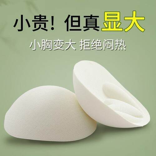 胸垫显胸大插片小胸平胸专用加厚文胸垫片内衣垫胸神器假胸4/6CM