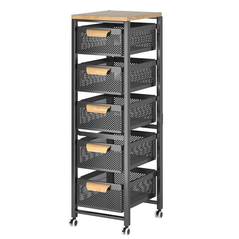 厨房置物架蔬菜零食收纳r筐抽拉窄边菜架子小推车多功能杂物缝隙,厨房/烹饪用具,果蔬置物架/篮/框,淘宝优惠券,粉丝福利购,淘宝优惠卷