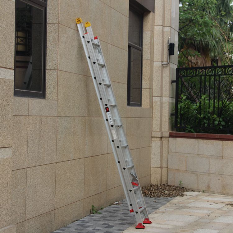 大连华峰伸缩梯工程梯子6p 8 10 12 m 米单面直梯加厚铝合金升降