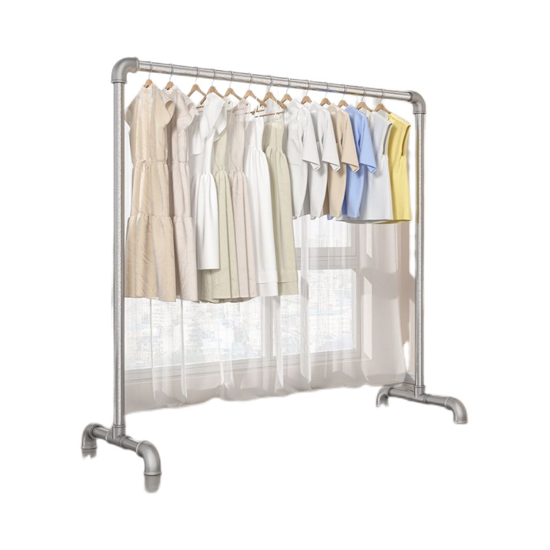 镀锌水管钢管家用卧室不锈钢晾衣架户外阳台晒Q衣架晒被晾肉架烤