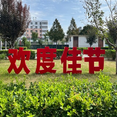 2025元旦蛇年欢度佳节美陈氛围布置室外J立体摆件草地装饰新年跨