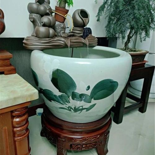 木质鱼缸架实木圆形老酒底座立柱空调底架盆景架矮花架子大花瓶架