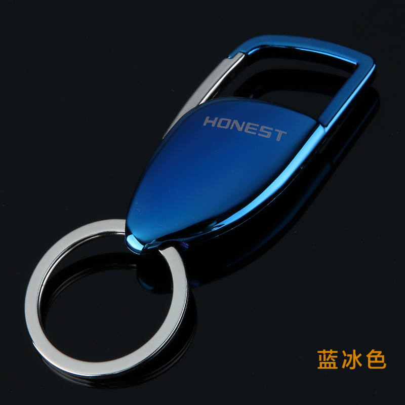 汽车钥匙扣男士高档定制钥匙链环圈挂件女K网红创意刻字金属锁匙