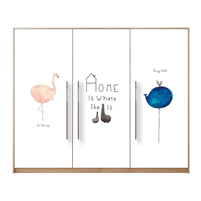 定制衣柜门贴纸简约移门厨门自粘柜门翻新窗户透光不W透明玻璃贴