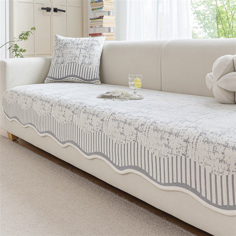 2025年新款四季通用雪尼尔沙发盖垫一片式直排固定防滑皮沙发盖布,居家布艺,沙发垫,淘宝优惠券,粉丝福利购,淘宝优惠卷