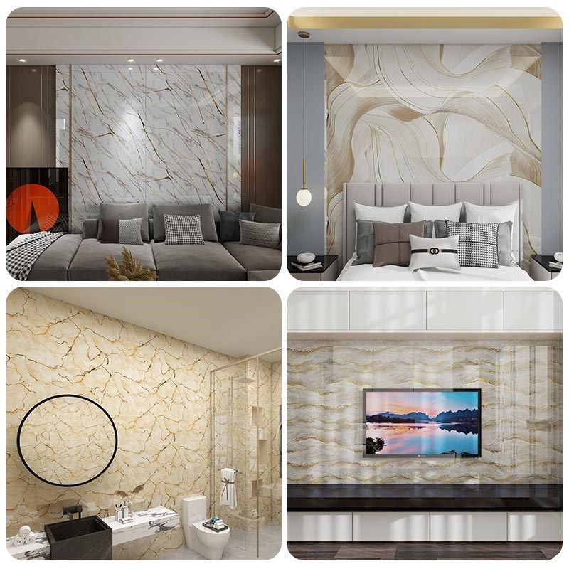 高档仿瓷砖贴片防水防油贴纸餐厅厨房客厅背景墙翻新自粘墙纸墙贴