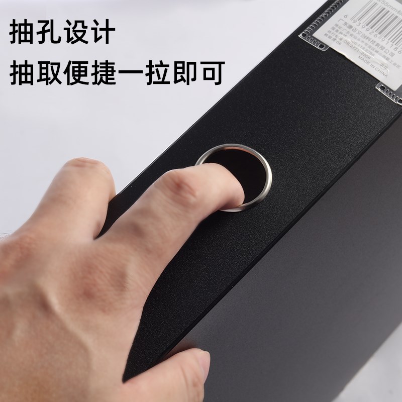 红色档案盒a3文件l夹收纳盒大容量办公资料盒8k财务会计凭证整理