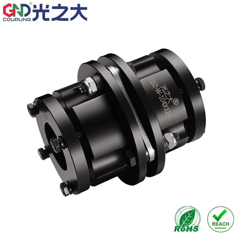 GND光之d大传动GSZ-W 45号钢胀套单膜片联轴器伺服电机弹性连接