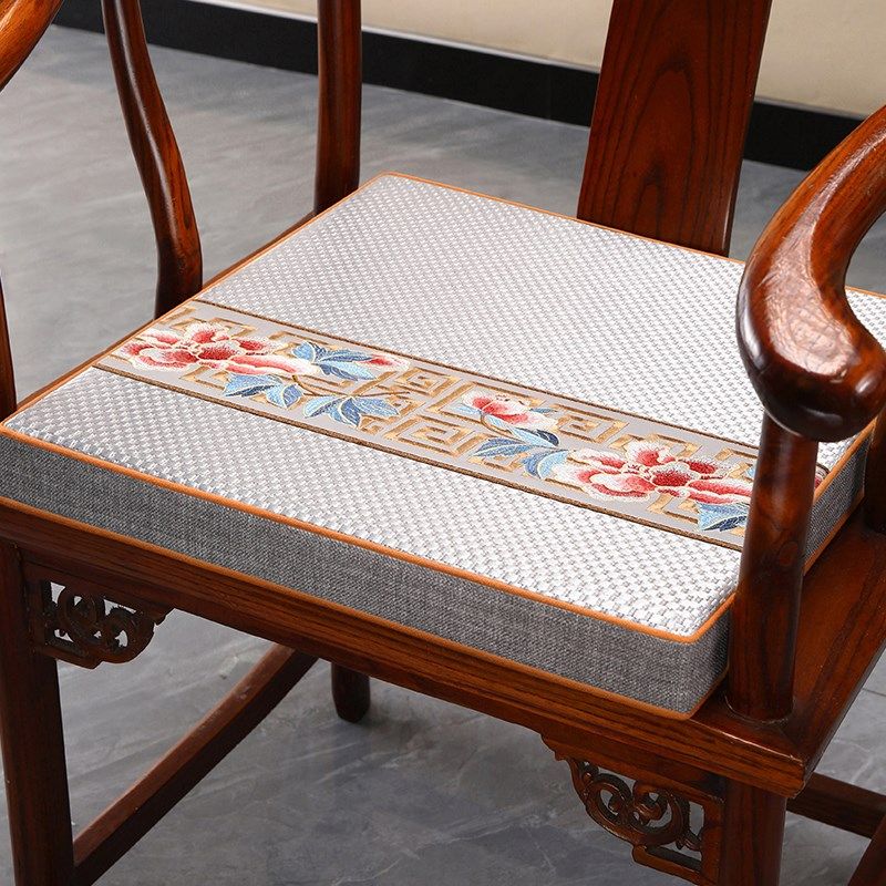 中式红木椅子垫子坐垫夏季凉席凉垫实木圈椅茶椅垫太师椅座垫夏天,居家布艺,椅垫,淘宝优惠券,粉丝福利购,淘宝优惠卷