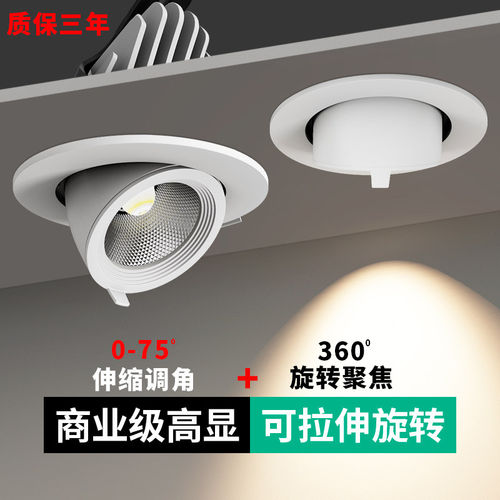象鼻灯COB嵌入式射灯l