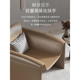 客厅现代螃蟹创意椅子卧室阳台家用休闲单 .轻奢单人沙发设计师款