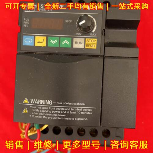 3G3MZ-A4037 变频器 400V 3.7kW 工业调速设备议价维修