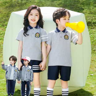 小学生校服毕球照一年级棒 运动班服套装 速发幼儿园园服春夏款 秋季