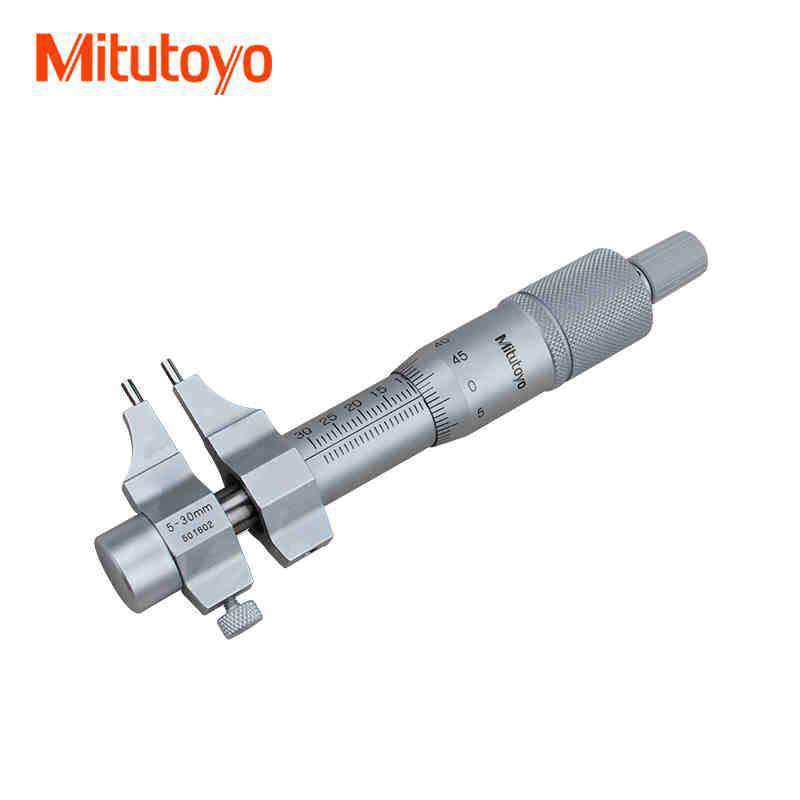 三丰内径千分尺5-30mm 内测螺旋测微器分厘卡145-185 186现货昆山
