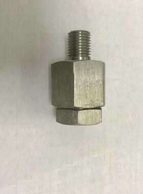 M10x1-M11x1.25 不锈钢内外丝转接头 内螺纹m10x1 外螺纹m11x1.25