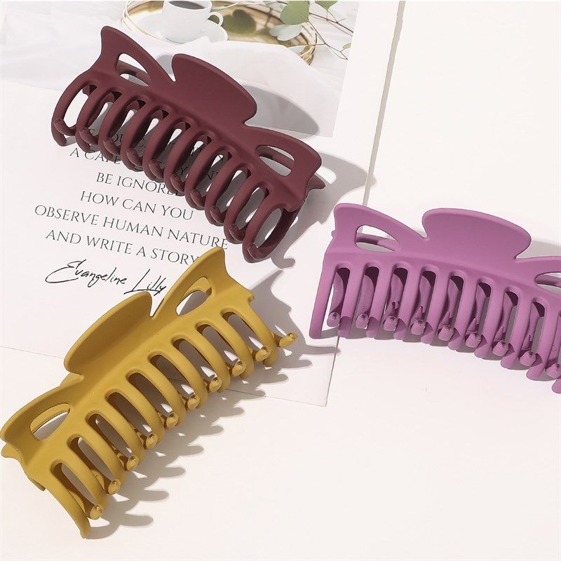 Fashion Solid Large Hair Claws Elegant Hair Clips Hairpins B