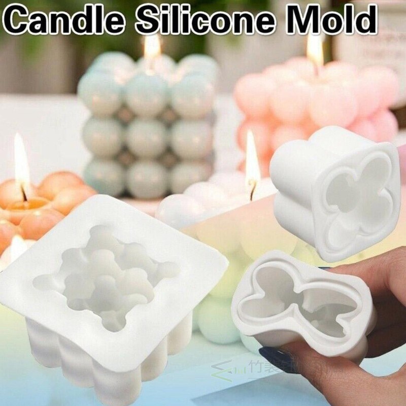 1Pcs DIY Bubble Candle Mould Soy Wax Candle Mold Aromatherap