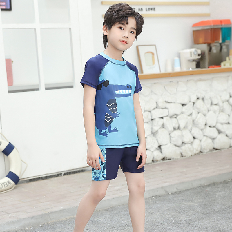 新款兒童泳裝韩版泳衣儿童游泳衣韩国外贸泳裤男童宝宝泳装