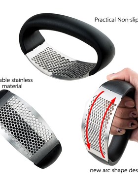 Multifunctional  Stainless Steel Ginger Garlic Press Grindin