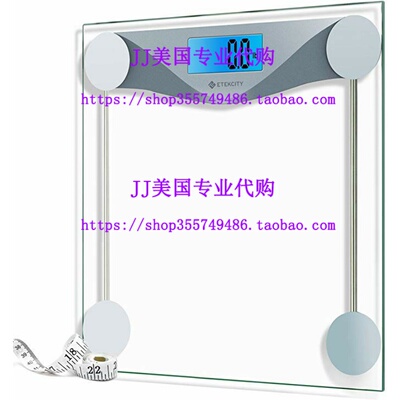 Etekcity Digital Body Weight Bathroom Scale with Body Tape M