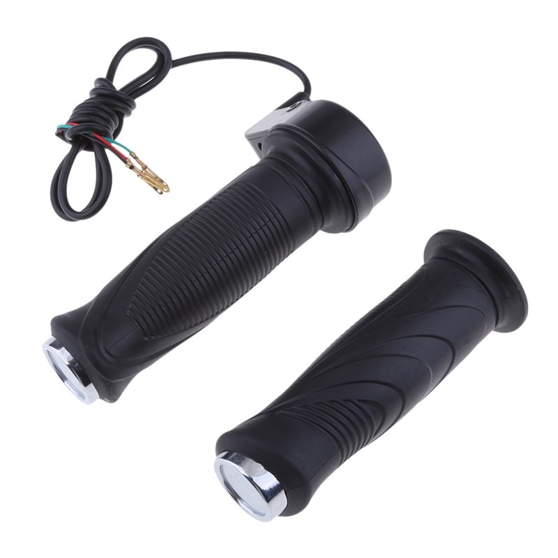 24V/36V/48V Electric Bike 22mm Twist Throttle Hand Grips Wit